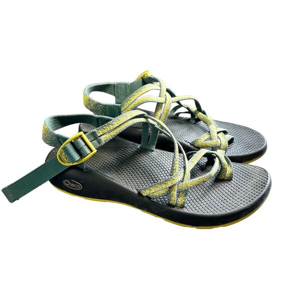 Chaco Women's Sandals - Yellow and Teal - Picture 2 of 7